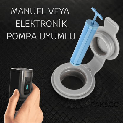 PAK&GO Optima Vakumlu Sırt Çanta Haznesi