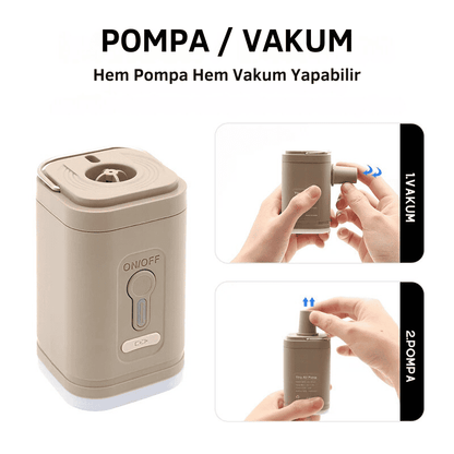 PAK&GO Şarjlı Hava Pompası