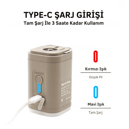 PAK&GO Şarjlı Hava Pompası